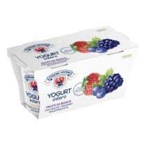Waldfrüchte Vollmilchjoghurt vom Milchhof Sterzing mit cremiger Konsistenz und feiner Beerenmischung