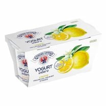 Zitrone Vollmilchjoghurt vom Milchhof Sterzing mit cremiger Textur und frischer Zitrusnote