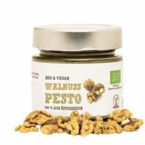 Biologisch, veganes Walnuss Pesto BIO 100% aus Österreichisch.