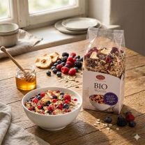 Bio Müsli mit Waldbeeren und Südtiroler Apfel 375g