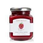 Alpe Pragas Fruchtaufstrich aus fein passierten Himbeeren: intensiv, rein, kernfrei.