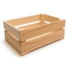 Südtiroler Apfelsteige - Holzkiste aus Fichtenholz 39 × 25 × 11 cm