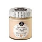 Crema Cacio e Pepe von Cascina San Cassiano – cremige Pecorino Romano DOP und Pfeffer Sauce aus Italien.