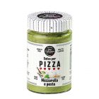 Salsa Pizza Mozzarella e Pesto von Cascina San Cassiano, cremige Basilikum-Pesto-Sauce aus Italien.