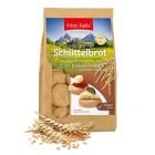 Mini Schüttelbrot mit Dinkel-Vollkorn von Fritz & Felix in papierverpackter Südtiroler Spezialität.