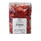 Knusprige Früchte Erdbeeren von GM Pesendorfer – gefriergetrocknete Erdbeerchips in natürlicher Farbe und Form.