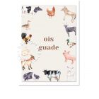 "ois guade - Tiere " Postkarte