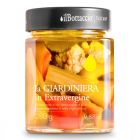 Antipasto sott'olio la Gardiniera von il Bottaccio, knackiges Gartengemüse eingelegt in nativem Olivenöl extra.