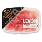 Prosciutto di Parma DOP von Levoni – Parmaschinken geschnitten, 18 Monate gereift und servierfertig verpackt für höchsten Genuss.