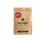 Kuntrawant Caffee „Sotto Banco Espresso“ verlockende Aromen von dunkler Schokolade, gebrannten Mandeln und getrockneten Früchten.