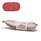 LEVONI Salami Abruzzese vereint italienisches Schweinefleisch in feiner Körnung, Pfefferkörner und die traditionelle Verarbeitung im Naturdarm für den authentischen Geschmack Italiens.