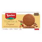 Tortina Original sind mit Milchschokolade überzogene Waffeln mit Haselnusscreme-Füllung. Loacker - Gran Pasticceria.