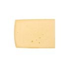 Seiser Alm Schnittkäse mit gelblichem Teig und feiner Lochung.