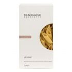 Pennoni Monograno Felicetti il cappelli. Sortenrein selektierter Hartweizengrieß aus ökologischem Landbau. Pasta auf Bronze gezogen. Kochzeit 10 Minuten.