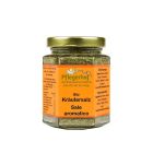 BIO Kräutersalz vom Pflegerhof aus Südtirol – aromatische Mischung aus Meersalz, ausgewählten BIO Kräutern und Knoblauch.