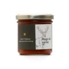 Glas Ragù di Cervo von Karl Telfser – aromatische Tomatensauce mit 100% Hirschfleisch aus Südtirol.