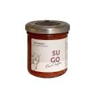 Tomatensoße mit würzigem Bauchspeck nach traditioneller Amatriciana-Rezeptur von Karl Telfser Feinkost.