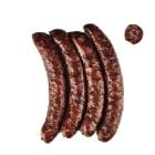 4 Rehwurzen aus Südtirol von der Metzgerei Trockner – geräucherte und luftgetrocknete Kaminwurzen mit Rehfleisch im essbaren Naturdarm.