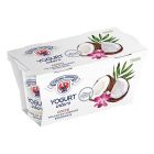 Vollmilch Joghurt mit Kokosnuss, beste Joghurt-Qualität aus fair gehandelter Südtiroler Bauernhofmilch.