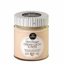"Crema cacio e pepe" Pecorino Romano DOP-Käse und Pfeffer Creme 150g