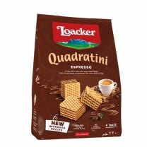 "Quadratini Espresso" Loacker Waffel-Würfel 110g