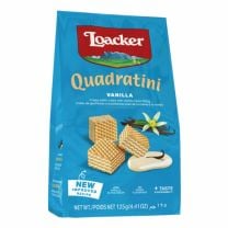 "Quadratini Vanilla" Loacker Vanille Waffel-Würfel 125g