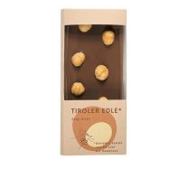Tiroler Edle „Zeig dich“ Milchschokolade mit karamellisierten Haselnüssen 50g