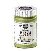"Salsa Pizza Mozzarella e Pesto" Basilikum Pesto und Mozzarella Soße 190g