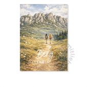 "Bergfreundin" Postkarte