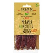"Klassik Meraner Kräuterwurzn" Kaminwurzen mit Kräutern BIO 4 Stück à 0,10kg