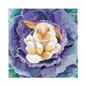 AKTION - Papierservietten mit Hasenmotiv „Babs the Bunny“ 33 × 33 cm