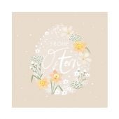AKTION - Papierservietten "Frohe Ostern" 33 x 33 cm