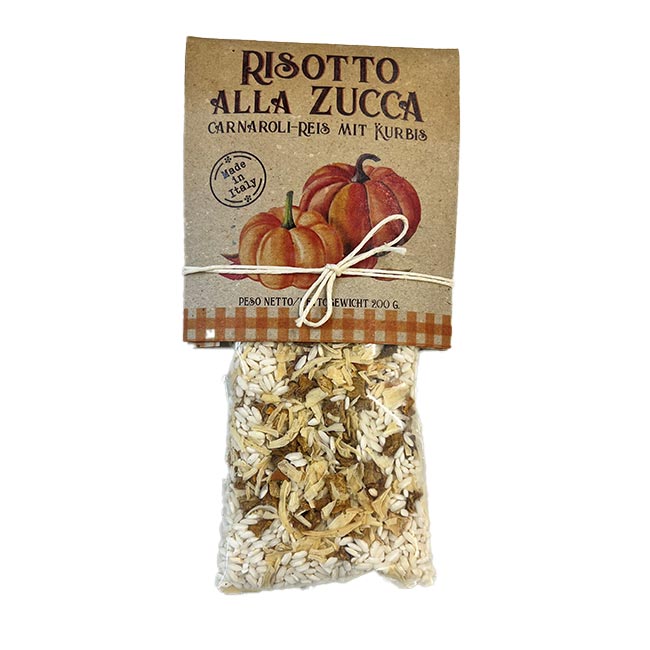 "Risotto alla zucca" Carnaroli-Reis mit Kürbis 200g