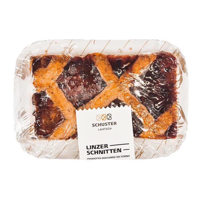 "Linzer Schnitten" Kuchenschnitte mit Johannisbeerkonfitüre 320g
