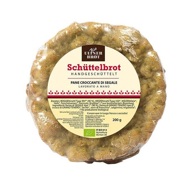 Ultner Schüttelbrot handgeschüttelt BIO 200g