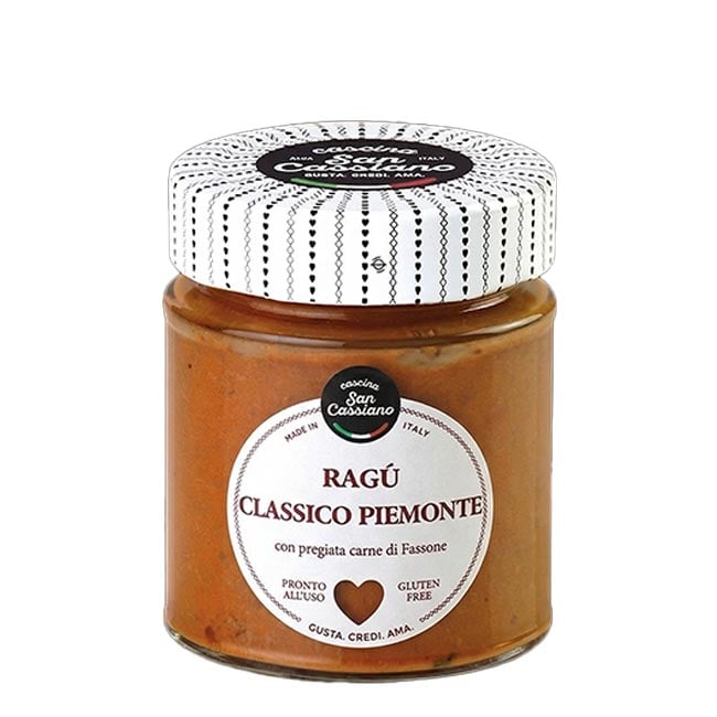 "Ragù classico Piemontese" Piemontesische Rindfleischsoße 190g