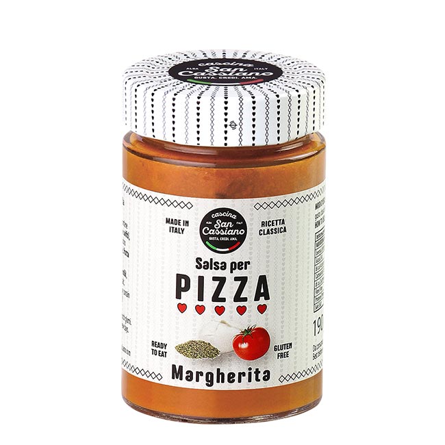 "Salsa Pizza Margherita" Tomaten - Mozzarella Soße 190g