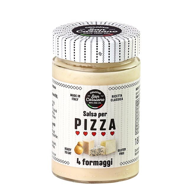 "Salsa Pizza 4 Formaggi" Vier-Käse Soße 180g