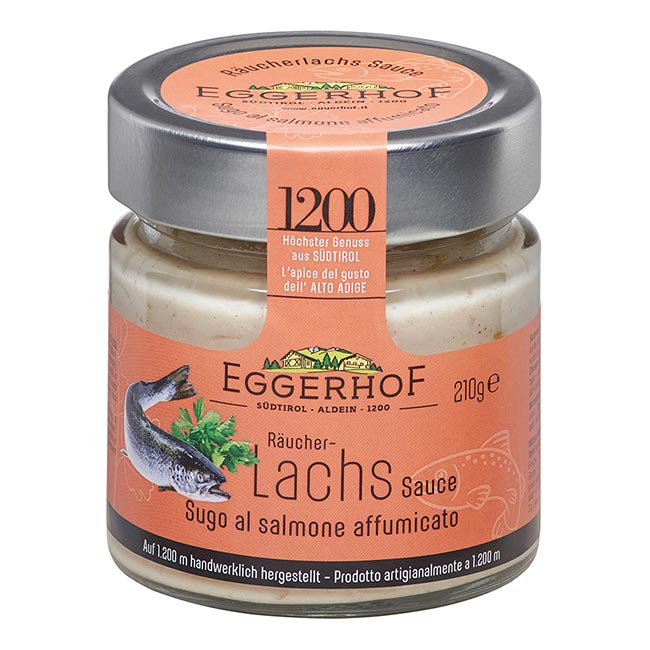 "Sugo al salmone affumicato" Soße mit Räucherlachs 210g