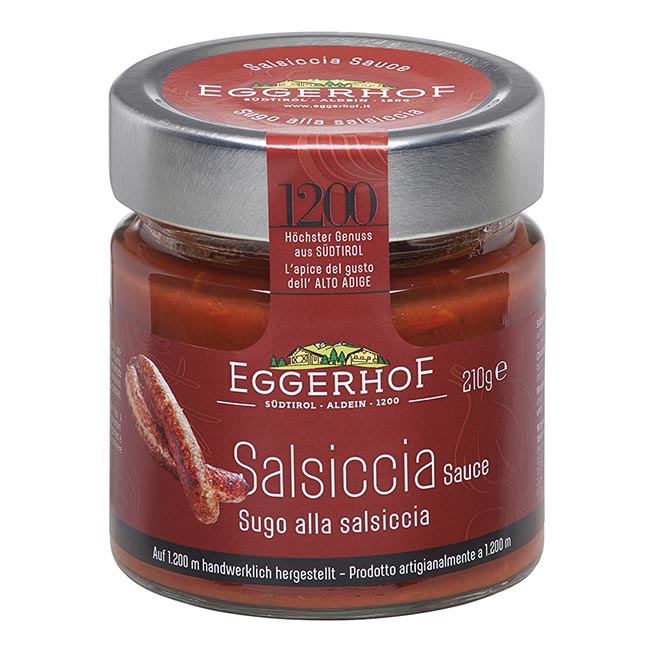 "Sugo alla Salsiccia" Soße mit Bratwurst 210g