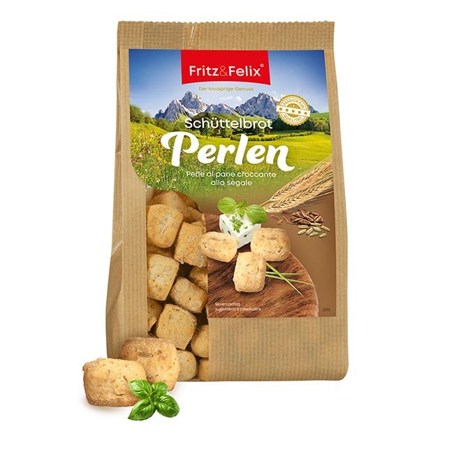 "Schüttelbrot Perlen" Knabbergebäck 125g