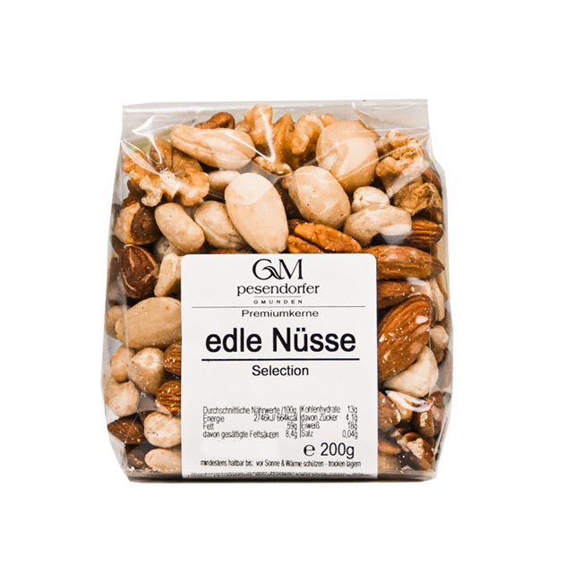 „Edle Nüsse Selection" Premiumkerne Nussmischung 200g