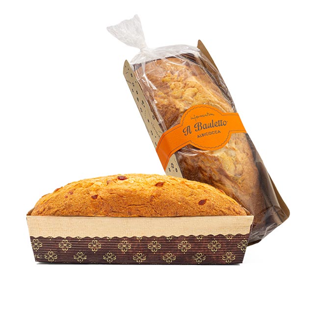 "Il Bauletto Albicocca" Handwerklicher Kastenkuchen mit Aprikose 350g