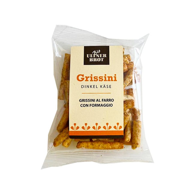 Snack Mini-Grissini Dinkel Käse BIO 50g