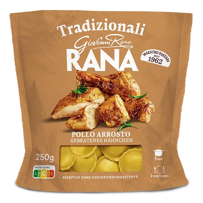 "Pollo arrosto" gebratenes Hähnchen Ravioli 250g